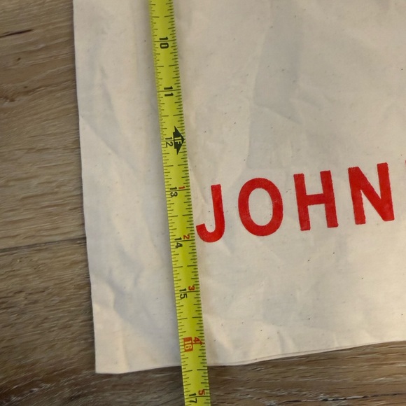 Johnny Was Canvas Tote Bag Red Logo Reusable Shopper Eco Cotton - Picture 2 of 6